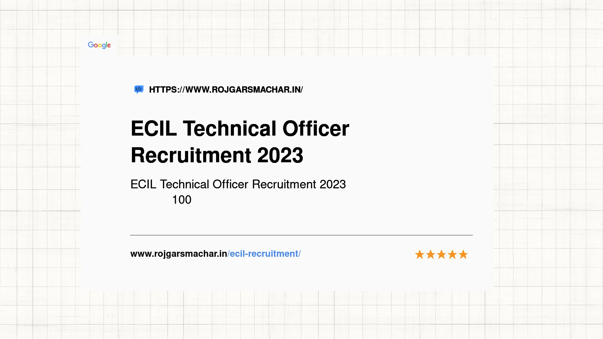 ECIL Technical Officer Recruitment 2023 इलेक्ट्रॉनिक्स कारपोरेशन ऑफ़ इंडियन लिमिटेड में 100 पदों पर भर्ती का विज्ञापन जारी
